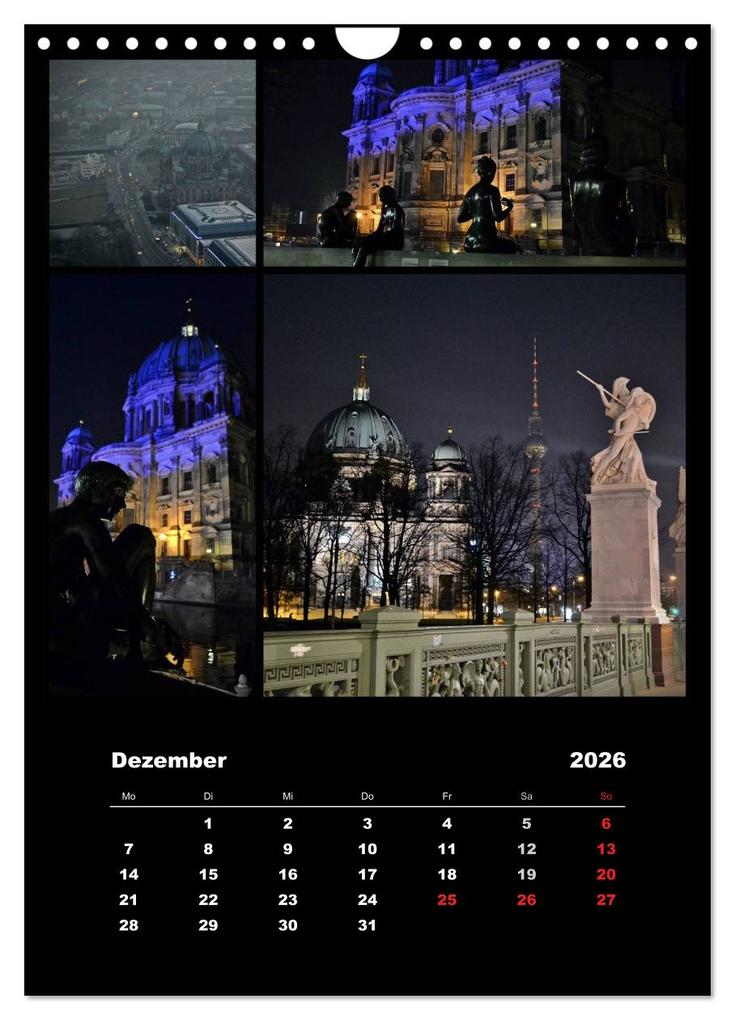 Weitere Ansicht: BERLIN / vertikal (Wandkalender 2026 DIN A4 hoch), CALVENDO Monatskalender | Stephanie Büttner, Calvendo