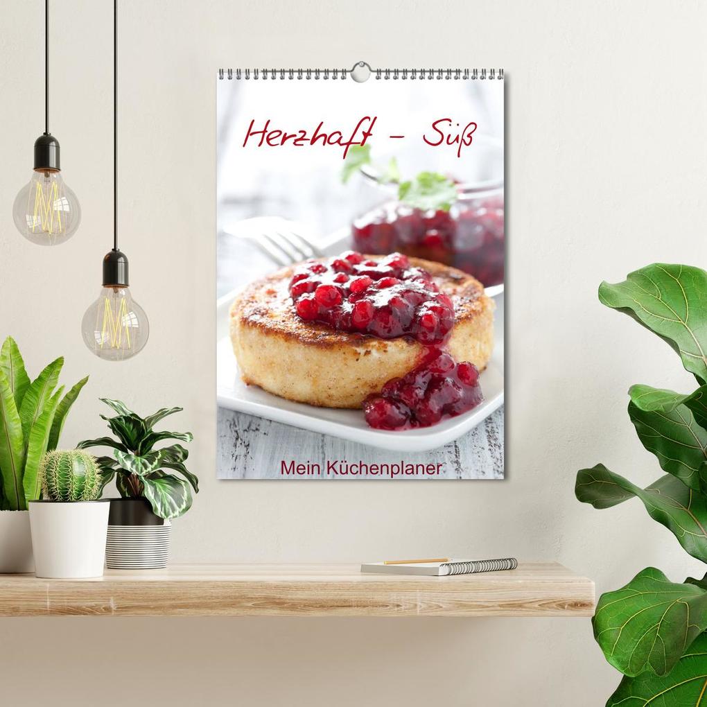 Weitere Ansicht: Herzhaft - Süß / Mein Küchenplaner (Wandkalender 2026 DIN A3 hoch), CALVENDO Monatskalender | Corinna Gissemann, Calvendo