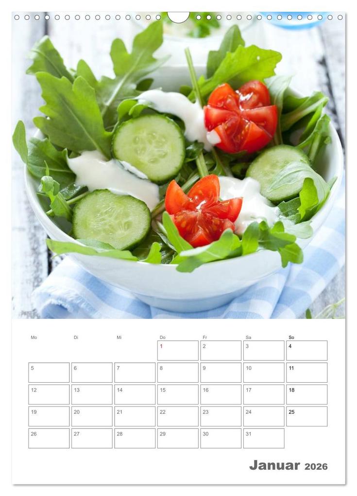 Weitere Ansicht: Herzhaft - Süß / Mein Küchenplaner (Wandkalender 2026 DIN A3 hoch), CALVENDO Monatskalender | Corinna Gissemann, Calvendo