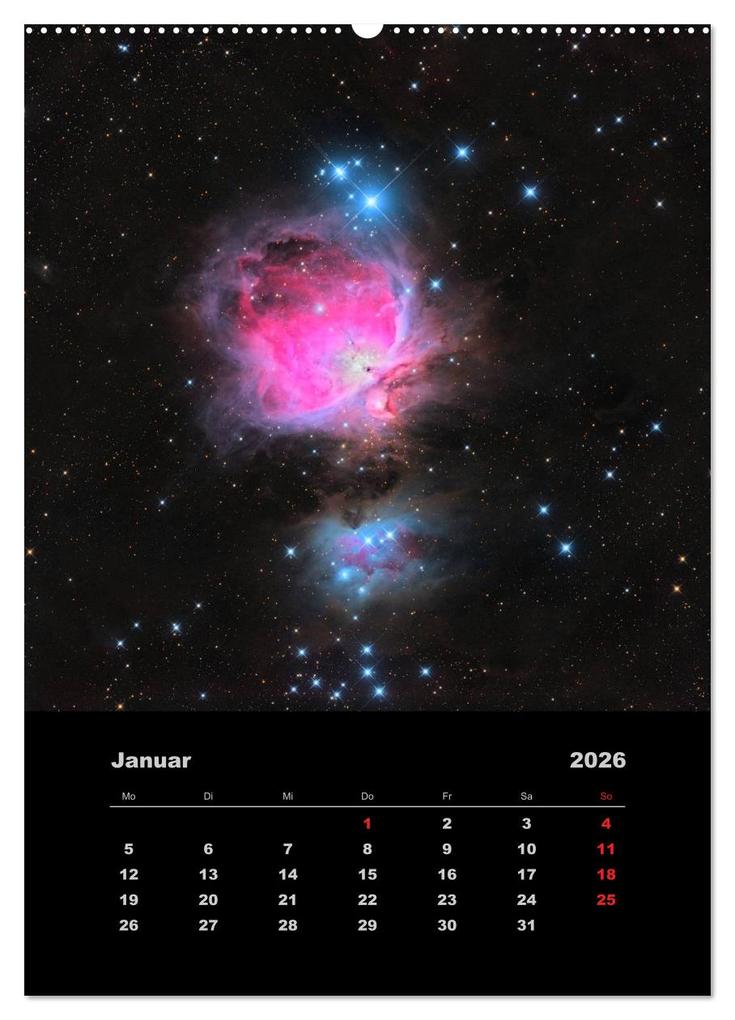 Weitere Ansicht: Astronomie 2026 (hochwertiger Premium Wandkalender 2026 DIN A2 hoch), Kunstdruck in Hochglanz | Kai Wiechen, , Calvendo