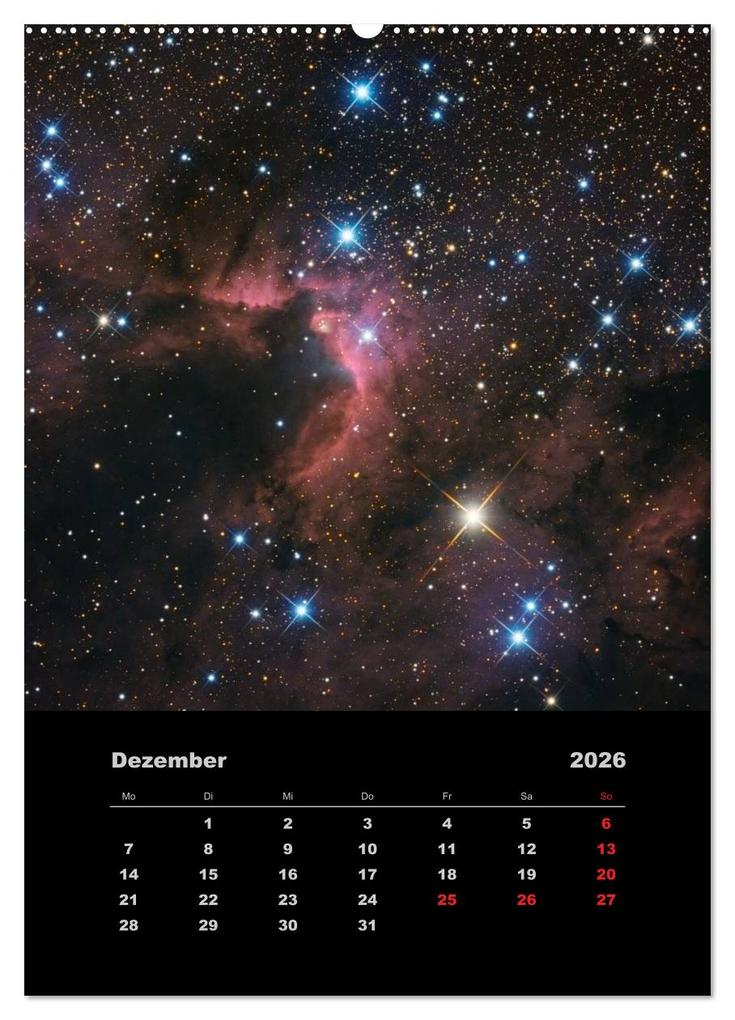 Weitere Ansicht: Astronomie 2026 (hochwertiger Premium Wandkalender 2026 DIN A2 hoch), Kunstdruck in Hochglanz | Kai Wiechen, , Calvendo