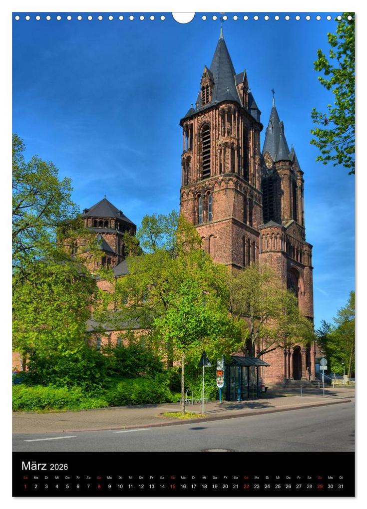 Weitere Ansicht: Sa(ar)krale Baukunst - Kirchenarchitektur im Saarland (Wandkalender 2026 DIN A3 hoch), CALVENDO Monatskalender | Thomas Bartruff, Calvendo