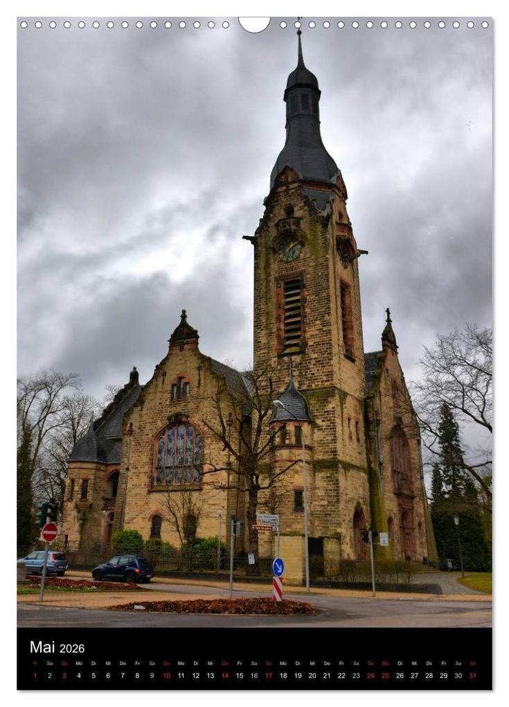 Weitere Ansicht: Sa(ar)krale Baukunst - Kirchenarchitektur im Saarland (Wandkalender 2026 DIN A3 hoch), CALVENDO Monatskalender | Thomas Bartruff, Calvendo