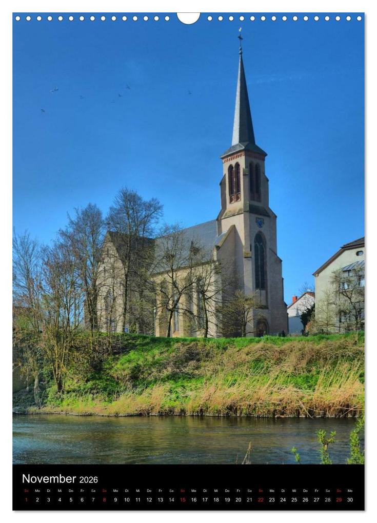 Weitere Ansicht: Sa(ar)krale Baukunst - Kirchenarchitektur im Saarland (Wandkalender 2026 DIN A3 hoch), CALVENDO Monatskalender | Thomas Bartruff, Calvendo