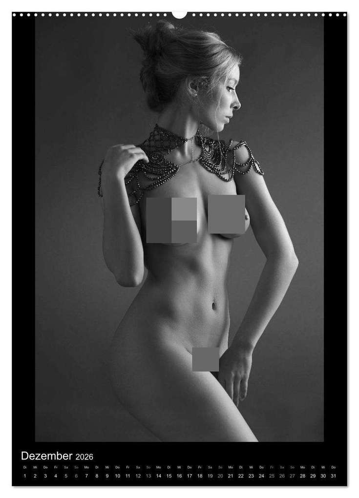 Weitere Ansicht: Adorned Nudes - Schmuck und Akt (Wandkalender 2026 DIN A2 hoch), CALVENDO Monatskalender | Gestiefeltekatze Gestiefeltekatze, Calvendo, Gestiefeltekatze
