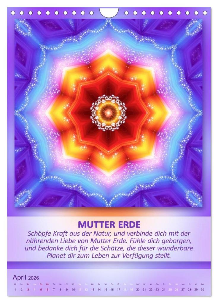 Weitere Ansicht: Light Energy Mandalas - Kalender - Vol. 2 (Wandkalender 2026 DIN A4 hoch), CALVENDO Monatskalender | Gaby Shayana Hoffmann, Calvendo
