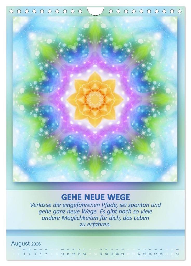 Weitere Ansicht: Light Energy Mandalas - Kalender - Vol. 2 (Wandkalender 2026 DIN A4 hoch), CALVENDO Monatskalender | Gaby Shayana Hoffmann, Calvendo