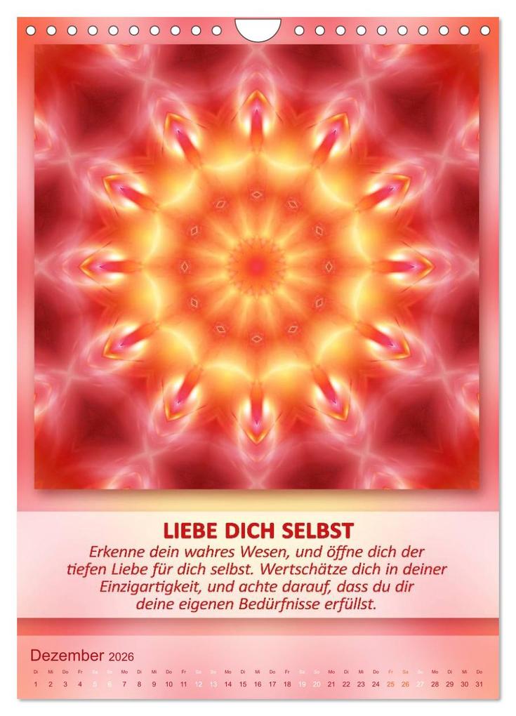Weitere Ansicht: Light Energy Mandalas - Kalender - Vol. 2 (Wandkalender 2026 DIN A4 hoch), CALVENDO Monatskalender | Gaby Shayana Hoffmann, Calvendo