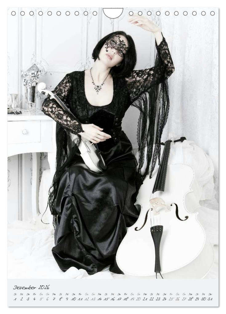 Weitere Ansicht: Weißes Cello auf Reisen (Wandkalender 2026 DIN A4 hoch), CALVENDO Monatskalender | Ravienne Art, Calvendo