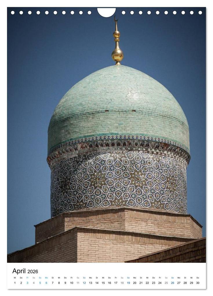 Weitere Ansicht: Usbekistan - Faszinierende Architektur entlang der Seidenstraße (Wandkalender 2026 DIN A4 hoch), CALVENDO Monatskalender | Jeanette Dobrindt, Calvendo