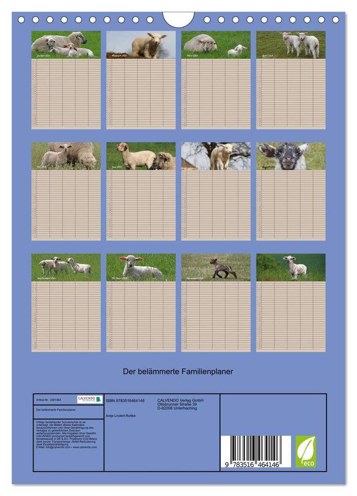 Weitere Ansicht: Der belämmerte Familienplaner (Wandkalender 2026 DIN A4 hoch), CALVENDO Monatskalender | Antje Lindert-Rottke, Calvendo