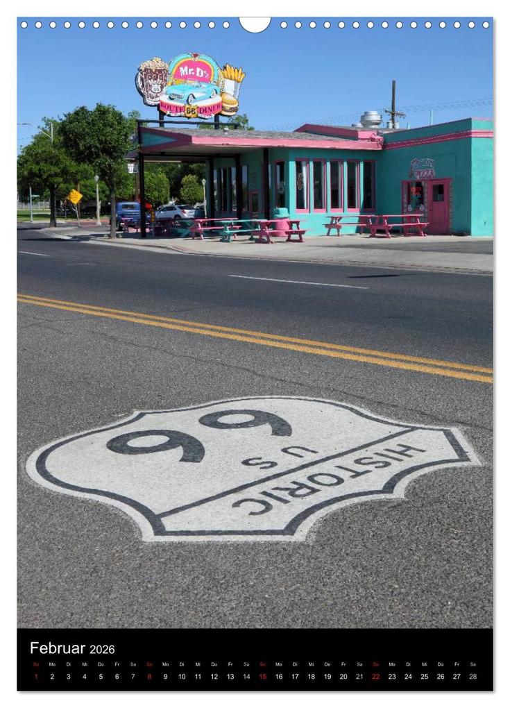 Weitere Ansicht: Route 66 (Wandkalender 2026 DIN A3 hoch), CALVENDO Monatskalender | Calvendo, Rainer Großkopf