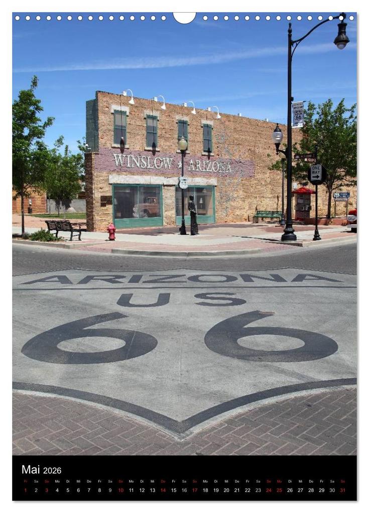 Weitere Ansicht: Route 66 (Wandkalender 2026 DIN A3 hoch), CALVENDO Monatskalender | Calvendo, Rainer Großkopf