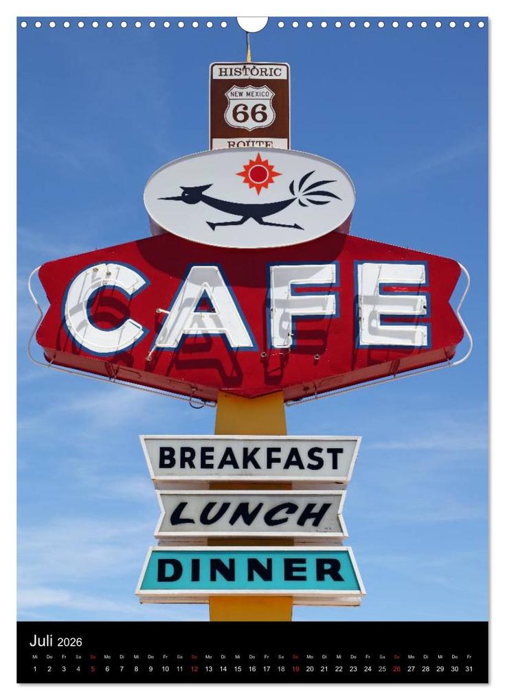 Weitere Ansicht: Route 66 (Wandkalender 2026 DIN A3 hoch), CALVENDO Monatskalender | Calvendo, Rainer Großkopf