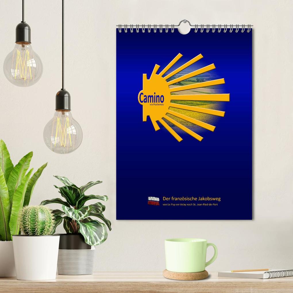 Weitere Ansicht: Jakobsweg Via Podiensis (Wandkalender 2026 DIN A4 hoch), CALVENDO Monatskalender | Calvendo, Stefan Vossemer