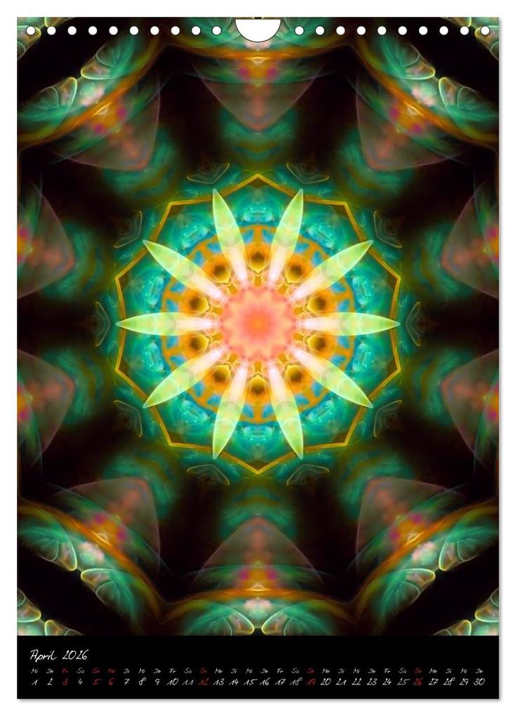 Weitere Ansicht: Mandala - Esoterik & Meditation (Wandkalender 2026 DIN A4 hoch), CALVENDO Monatskalender | Calvendo, Art-Motiva, Art-Motiva Art-Motiva