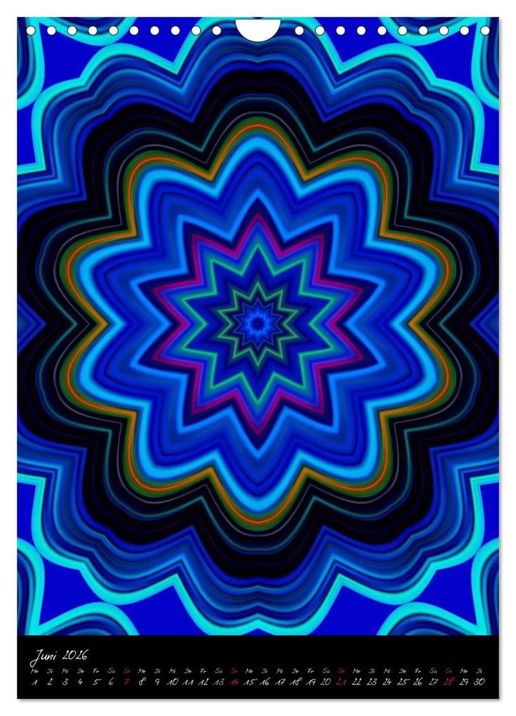 Weitere Ansicht: Mandala - Esoterik & Meditation (Wandkalender 2026 DIN A4 hoch), CALVENDO Monatskalender | Calvendo, Art-Motiva, Art-Motiva Art-Motiva