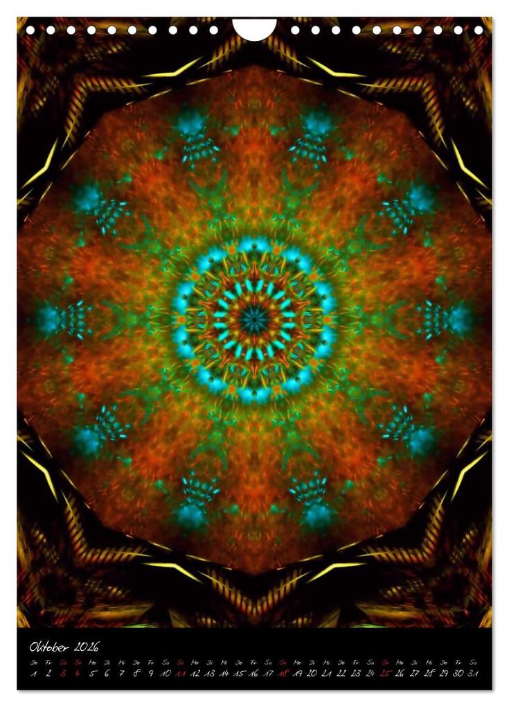 Weitere Ansicht: Mandala - Esoterik & Meditation (Wandkalender 2026 DIN A4 hoch), CALVENDO Monatskalender | Calvendo, Art-Motiva, Art-Motiva Art-Motiva