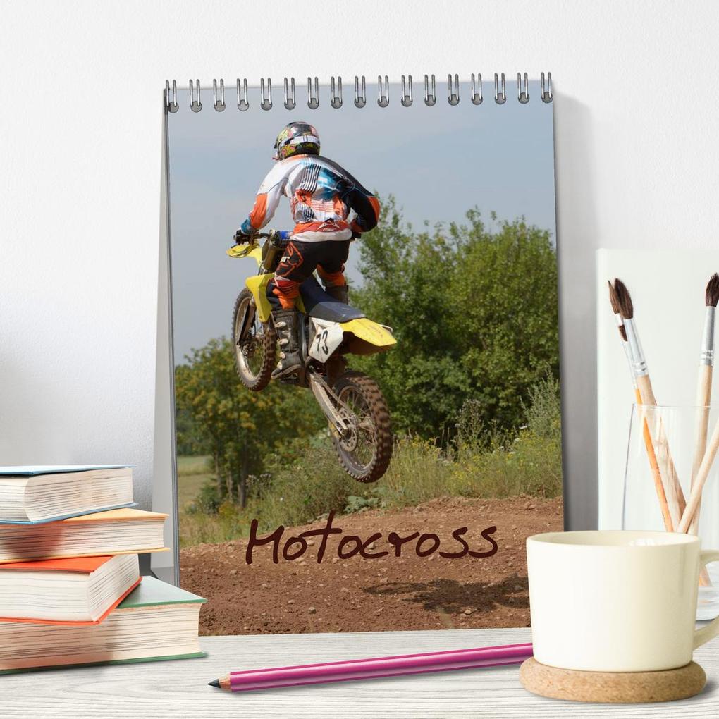 Weitere Ansicht: Motocross Terminplaner (Tischkalender 2026 DIN A5 hoch), CALVENDO Monatskalender | Calvendo, Jochen Dietrich
