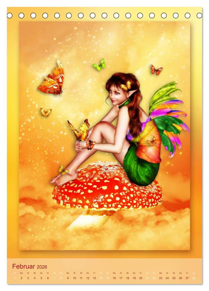 Weitere Ansicht: Elfen & Feen - Kalender (Tischkalender 2026 DIN A5 hoch), CALVENDO Monatskalender | Calvendo, Gaby Shayana Hoffmann