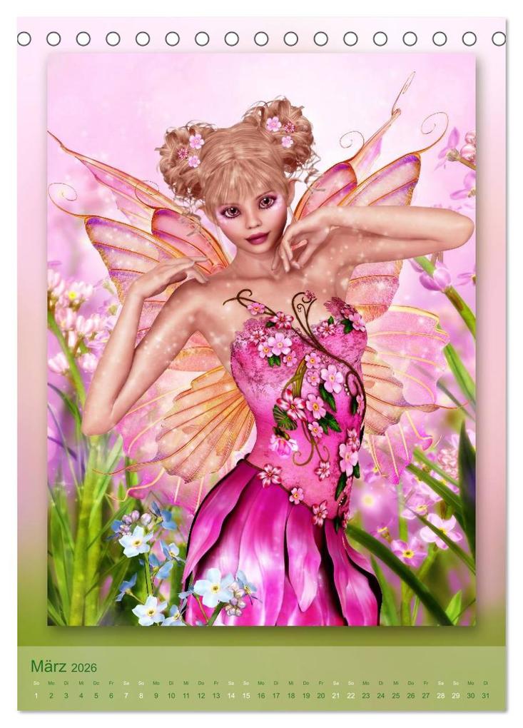 Weitere Ansicht: Elfen & Feen - Kalender (Tischkalender 2026 DIN A5 hoch), CALVENDO Monatskalender | Calvendo, Gaby Shayana Hoffmann