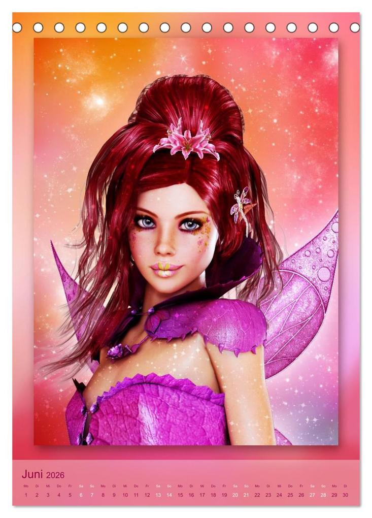 Weitere Ansicht: Elfen & Feen - Kalender (Tischkalender 2026 DIN A5 hoch), CALVENDO Monatskalender | Calvendo, Gaby Shayana Hoffmann