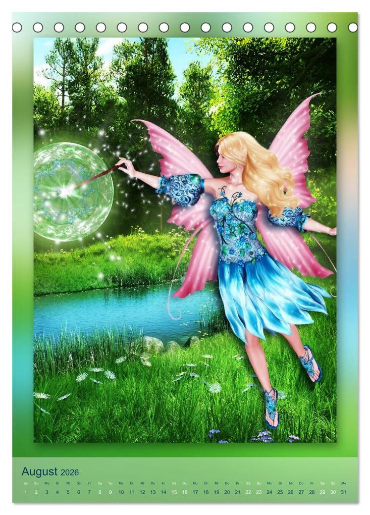 Weitere Ansicht: Elfen & Feen - Kalender (Tischkalender 2026 DIN A5 hoch), CALVENDO Monatskalender | Calvendo, Gaby Shayana Hoffmann