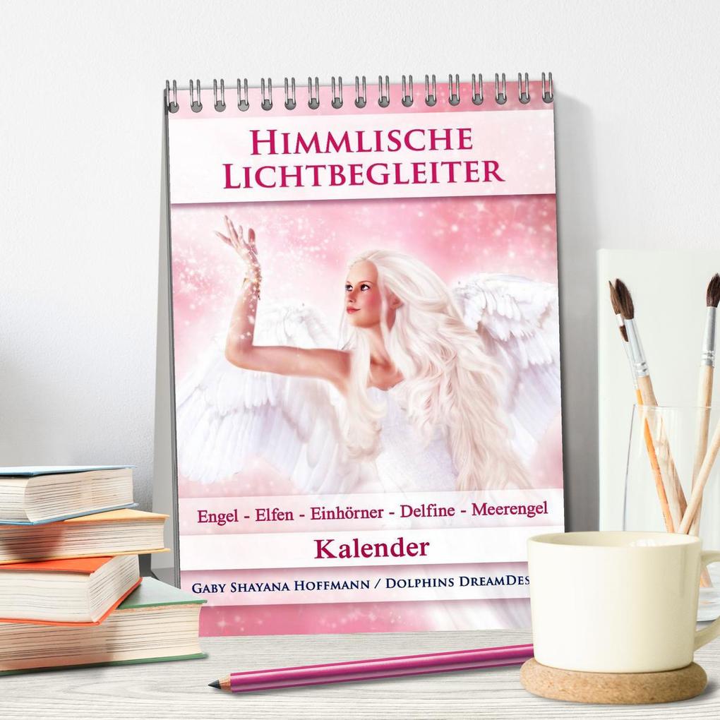 Weitere Ansicht: Himmlische Lichtbegleiter - Kalender (Tischkalender 2026 DIN A5 hoch), CALVENDO Monatskalender | Calvendo, Gaby Shayana Hoffmann
