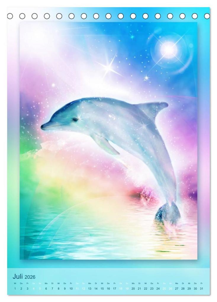 Weitere Ansicht: Himmlische Lichtbegleiter - Kalender (Tischkalender 2026 DIN A5 hoch), CALVENDO Monatskalender | Calvendo, Gaby Shayana Hoffmann