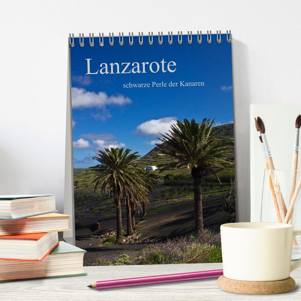 Weitere Ansicht: Lanzarote (Tischkalender 2026 DIN A5 hoch), CALVENDO Monatskalender | Calvendo, Anja Ergler