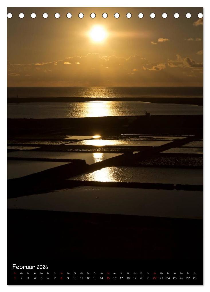 Weitere Ansicht: Lanzarote (Tischkalender 2026 DIN A5 hoch), CALVENDO Monatskalender | Calvendo, Anja Ergler