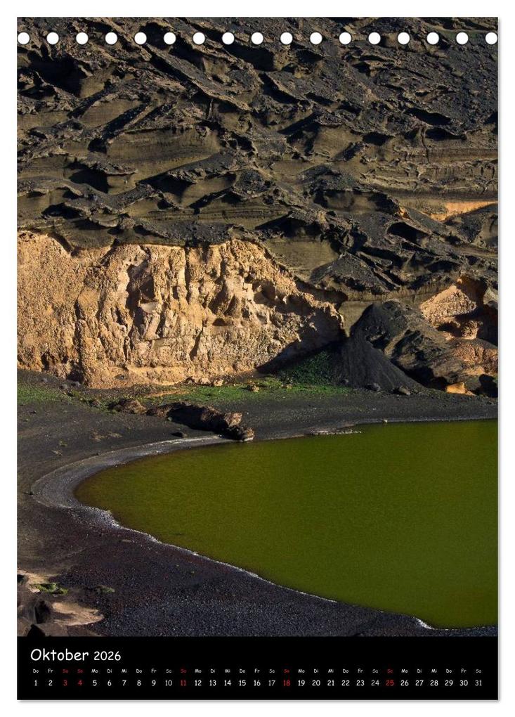 Weitere Ansicht: Lanzarote (Tischkalender 2026 DIN A5 hoch), CALVENDO Monatskalender | Calvendo, Anja Ergler