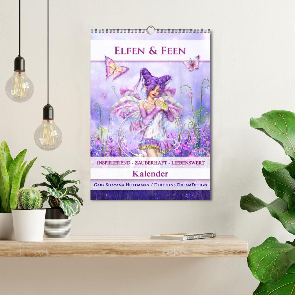 Weitere Ansicht: Elfen & Feen - Kalender (Wandkalender 2026 DIN A3 hoch), CALVENDO Monatskalender | Calvendo, Gaby Shayana Hoffmann