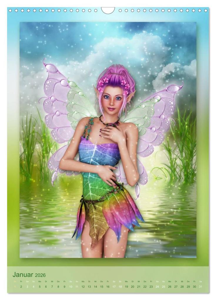 Weitere Ansicht: Elfen & Feen - Kalender (Wandkalender 2026 DIN A3 hoch), CALVENDO Monatskalender | Calvendo, Gaby Shayana Hoffmann