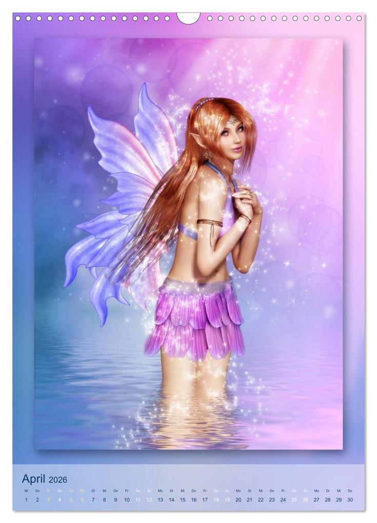 Weitere Ansicht: Elfen & Feen - Kalender (Wandkalender 2026 DIN A3 hoch), CALVENDO Monatskalender | Calvendo, Gaby Shayana Hoffmann