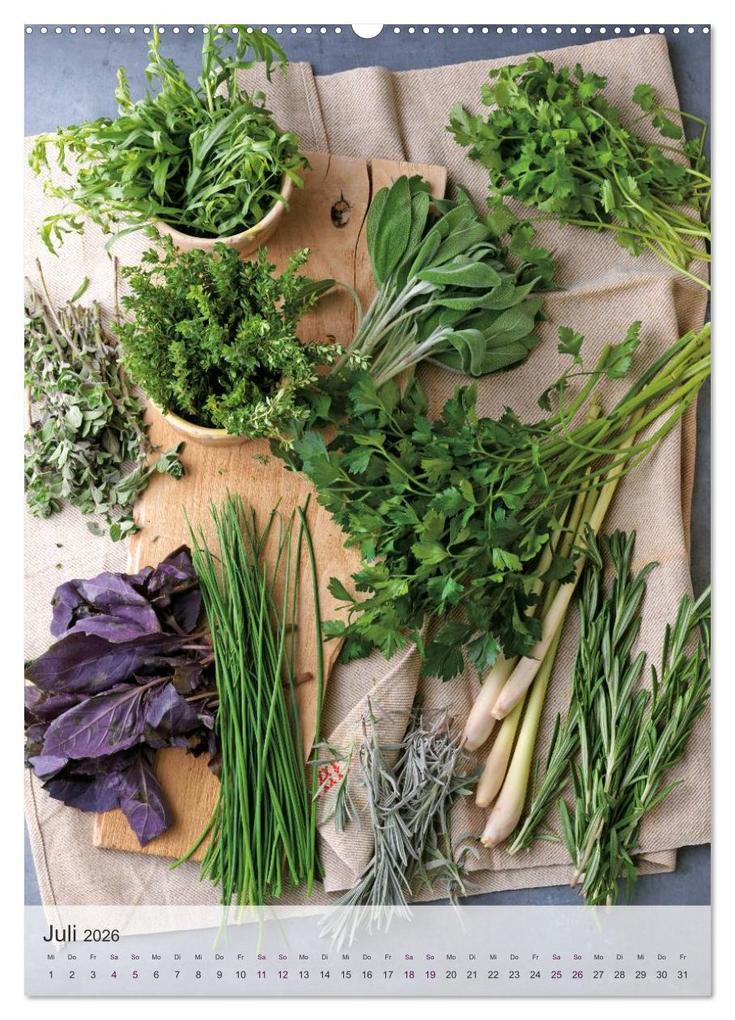 Weitere Ansicht: TEUBNER VEGETARISCH (Wandkalender 2026 DIN A2 hoch), CALVENDO Monatskalender | Calvendo, Le Studio 54, Berlin, GRÄFE UND UNZER Verlag GmbH; Fotografie: Joerg Lehmann