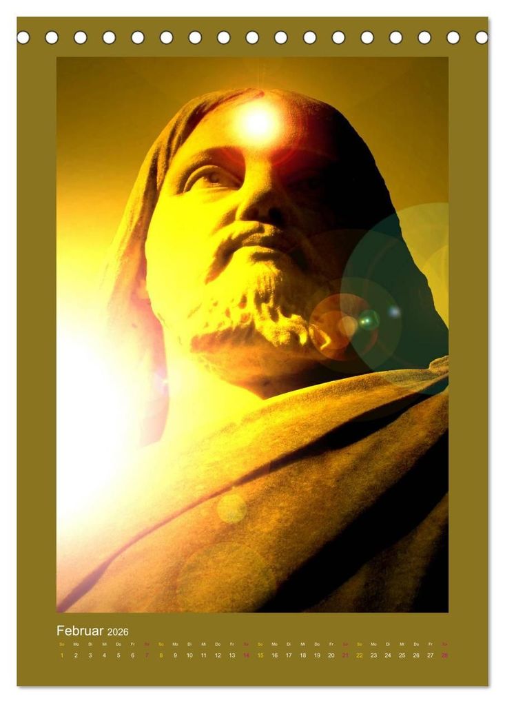 Weitere Ansicht: CHRIST SEIN * 2026 (Tischkalender 2026 DIN A5 hoch), CALVENDO Monatskalender | Calvendo, Ramon Labusch