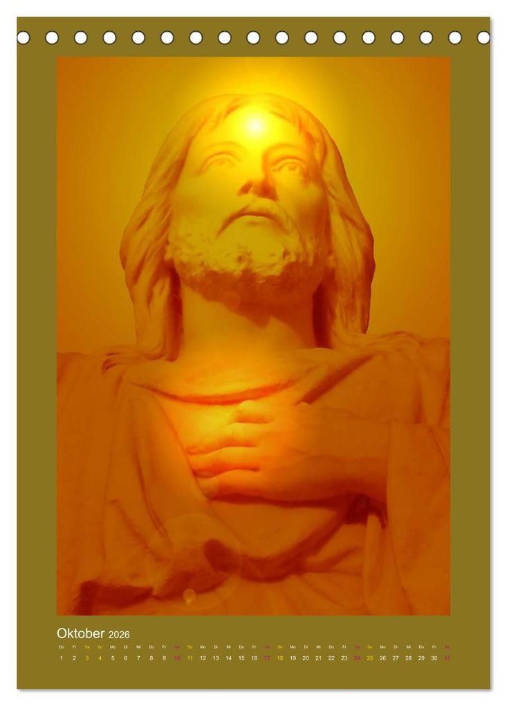 Weitere Ansicht: CHRIST SEIN * 2026 (Tischkalender 2026 DIN A5 hoch), CALVENDO Monatskalender | Calvendo, Ramon Labusch