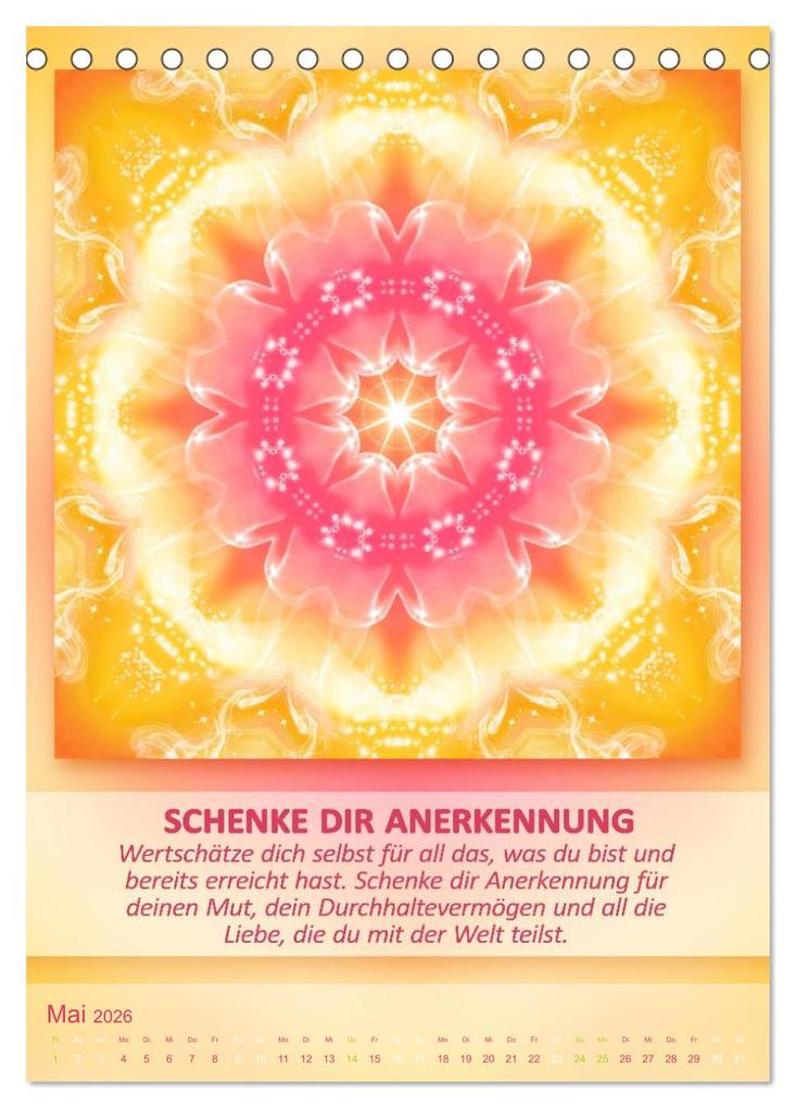 Weitere Ansicht: Light Energy Mandalas - Kalender - Vol. 1 (Tischkalender 2026 DIN A5 hoch), CALVENDO Monatskalender | Calvendo, Gaby Shayana Hoffmann