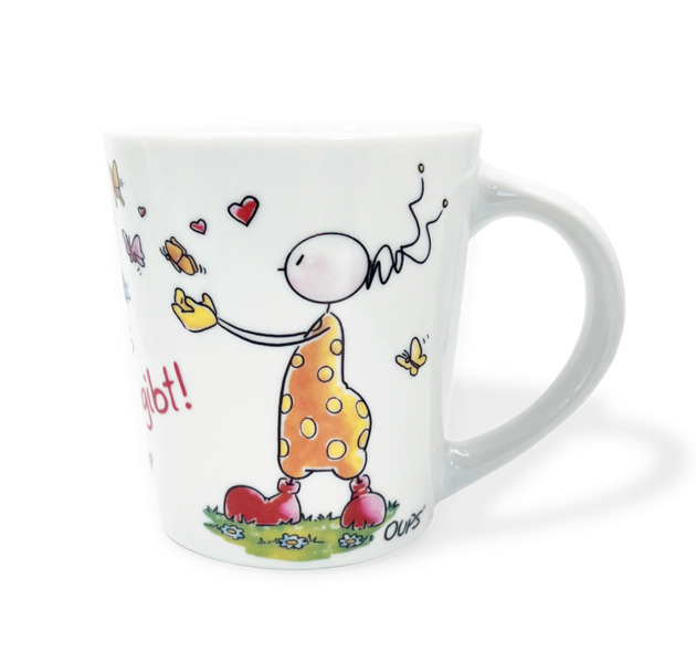 Produktbild: Oups Porzellan-Tasse | werteART Verlag GmbH