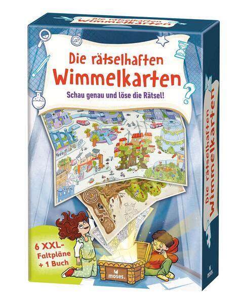 Produktbild: Die rätselhaften Wimmelkarten