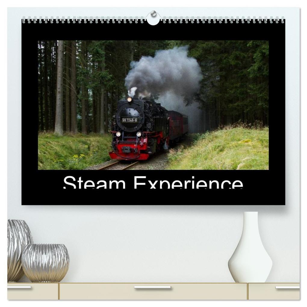 Produktbild: Steam Experience (High Quality Premium Wall Calendar 2026 DIN A2 landscape),CALVENDO 12 Month Wall Calendar | Calvendo, Marion Maurer