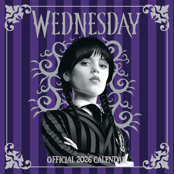 Produktbild: Wednesday - Netflix - Offizieller Kalender 2026