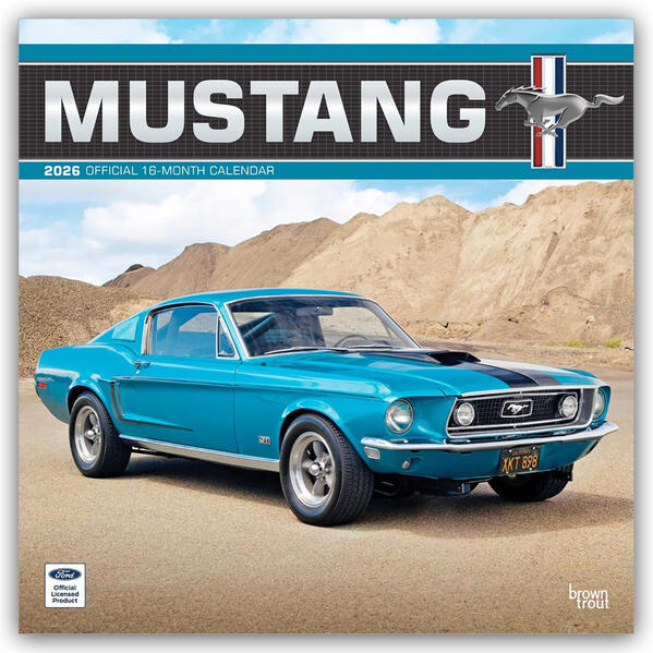 Produktbild: Mustang - Ford Mustang 2026 - 16-Monatskalender | Browntrout Publishers