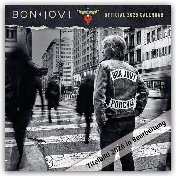Produktbild: Bon Jovi - Offizieller Kalender 2026 | Danilo Promotion Ltd