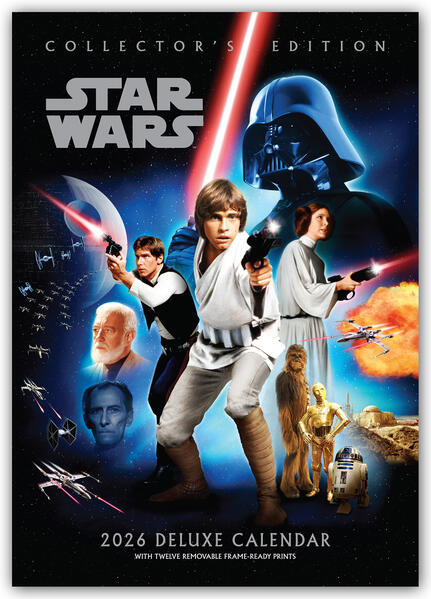 Produktbild: Star Wars A3-Deluxe Kalender 2026 - Collectors Edition Wandkalender | Danilo Promotion Ltd