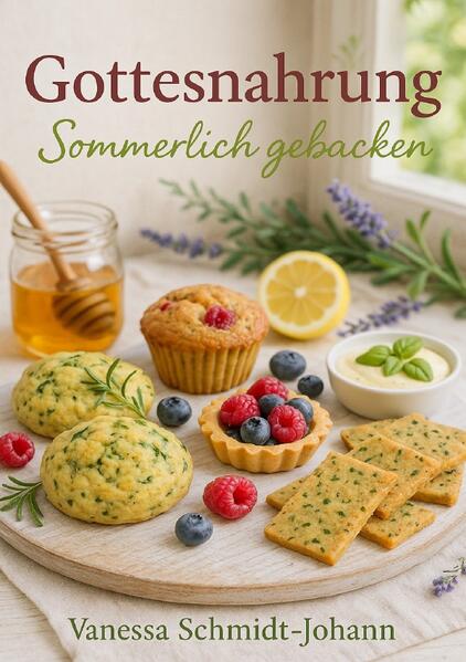 Produktbild: Gottesnahrung - Sommerlich gebacken: Natürliches Backvergnügen für heiße Tage | Vanessa Schmidt-Johann