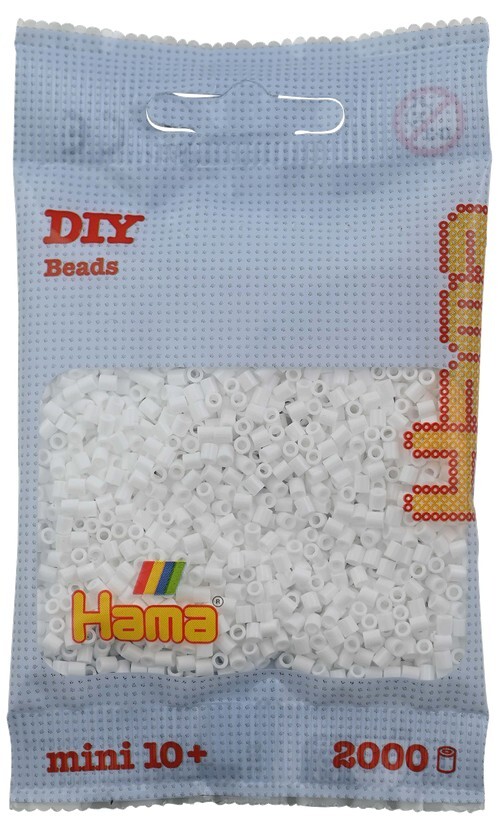 Produktbild: Hama - Mini-Perlen, 2000 Stück Weiß