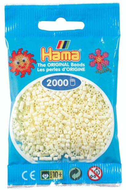 Produktbild: Hama - Mini-Perlen, 2000 Stück creme