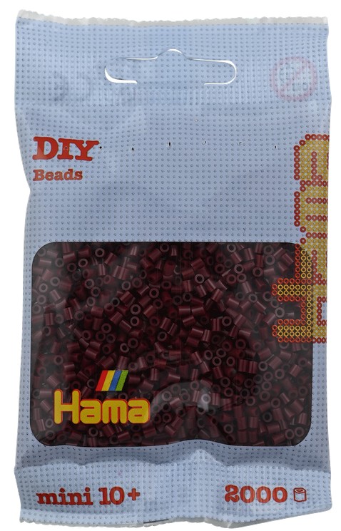 Produktbild: Hama - Mini-Perlen, 2000 Stück maulbeer